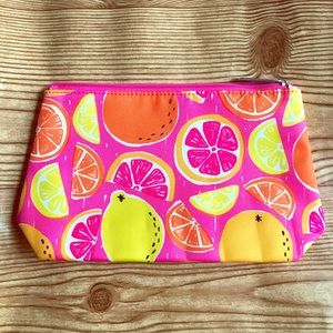 New Hot pink lemons makeup bag